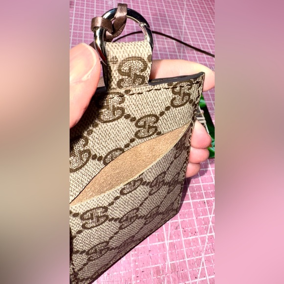 💓 Gucci Custom Lanyard ID holder credit cards wallet - Picture 9 of 10